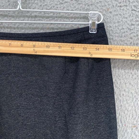 Le Suit Skirt Womens 6 Black Trumpet Below Knee Length Office Career Everyday - Picture 6 of 8